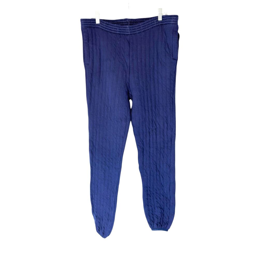 Patagonia Thermal Pants Men's Navy Pull On Stretch Base Layer Warm‎ Cozy Large